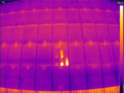 inspection de panneaux photovoltaiques par drone