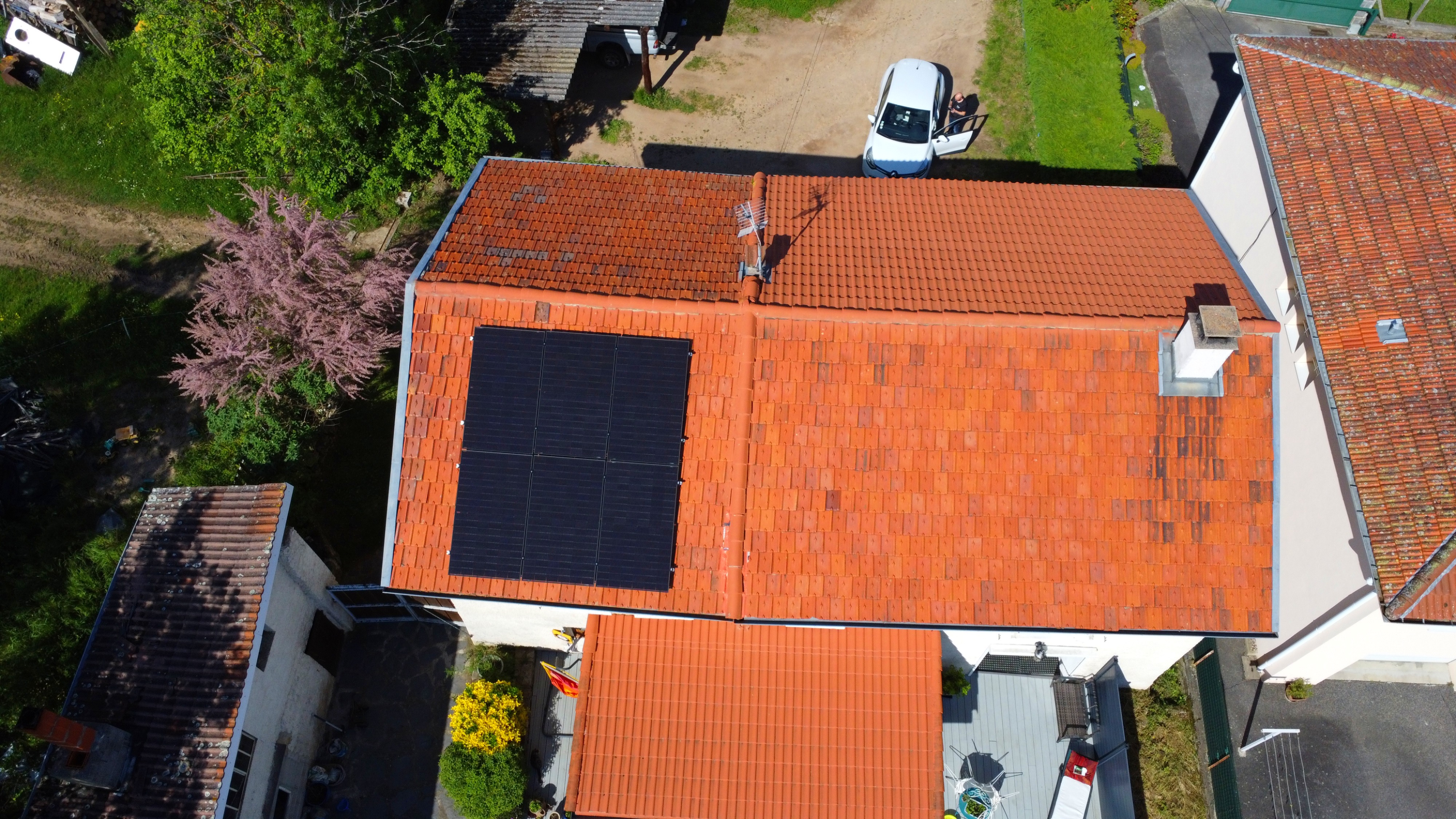 Nouvelle installation solaire photovoltaïque 3KWC à Bas en Basset