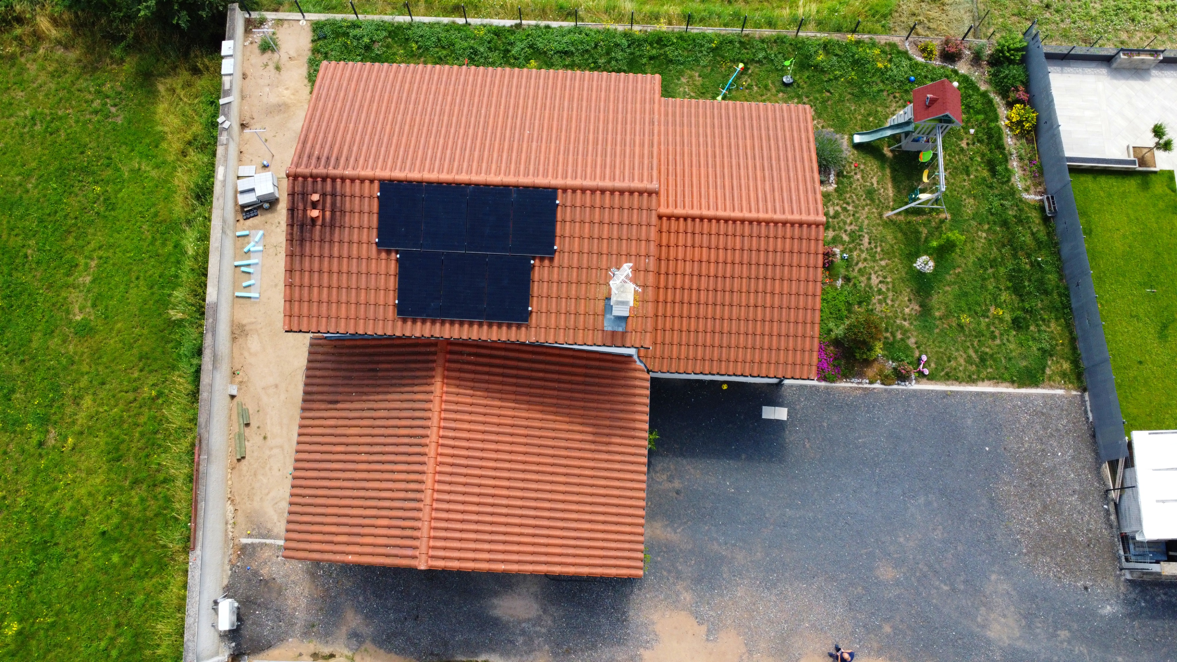 Nouvelle installation solaire photovoltaïque 3KWC à Bas en Basset