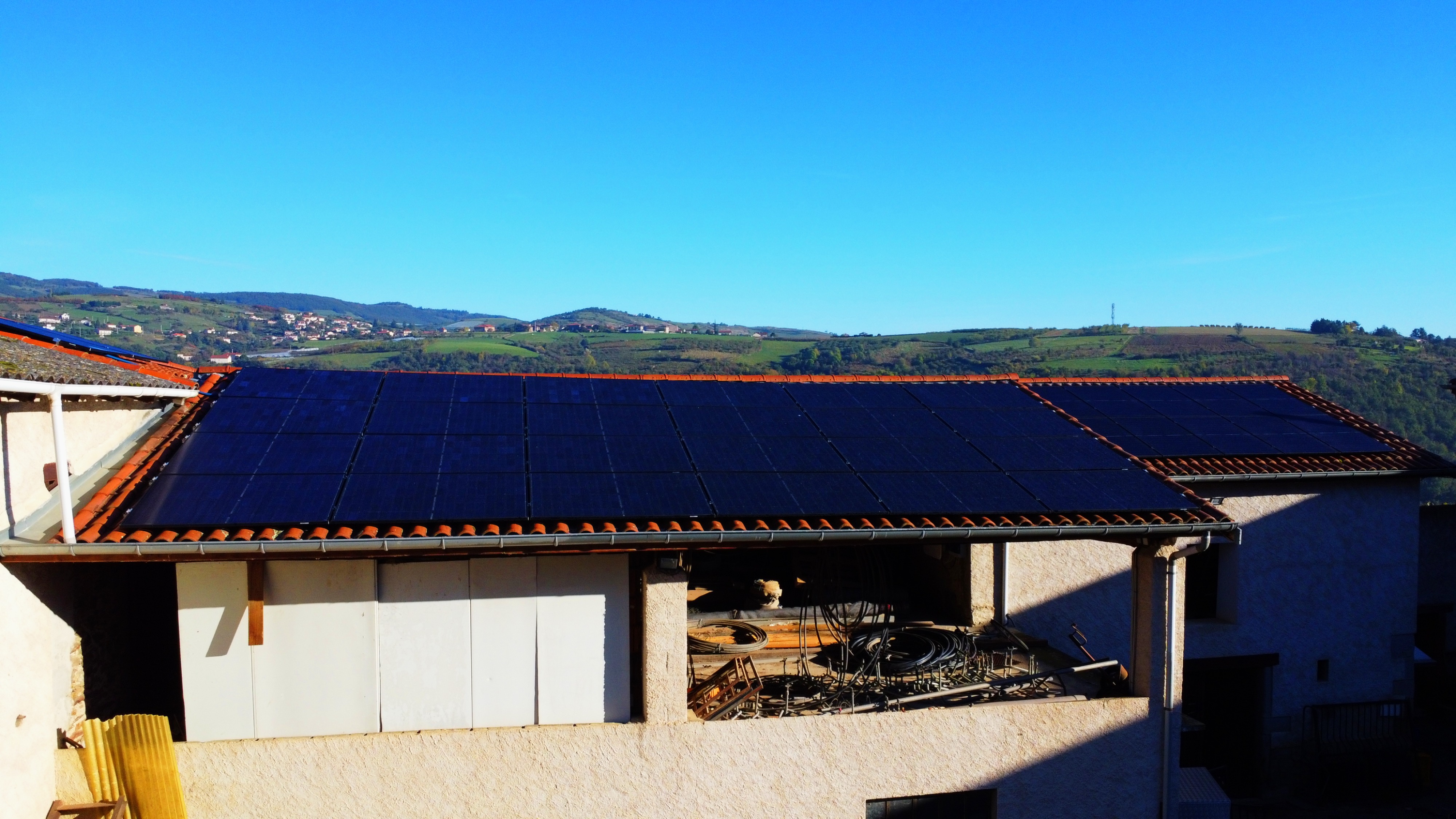 Nouvelle installation solaire photovoltaïque 9KW à Sainte-Sigolène