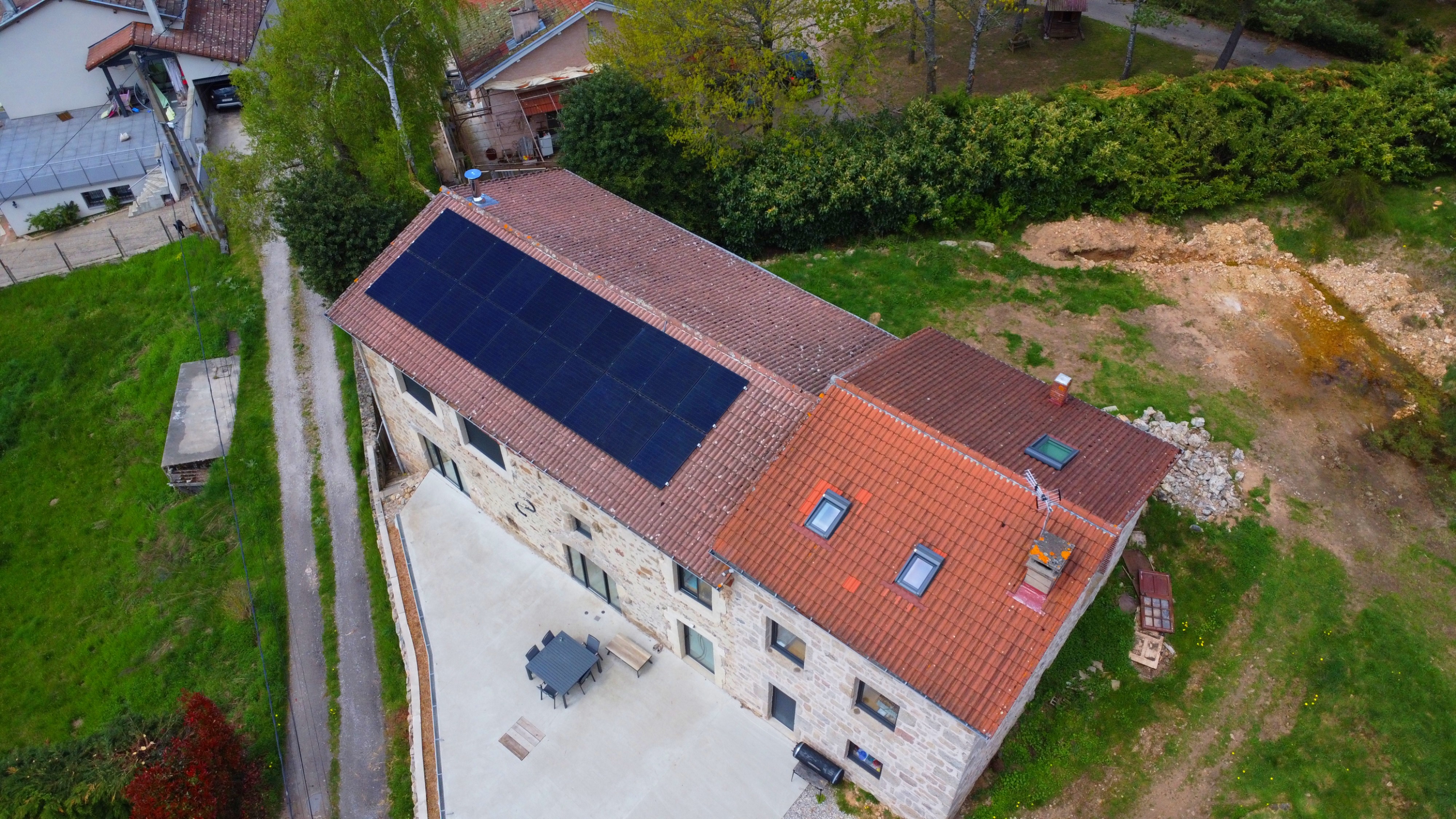 Nouvelle installation solaire photovoltaïque à Sainte-Sigolène
