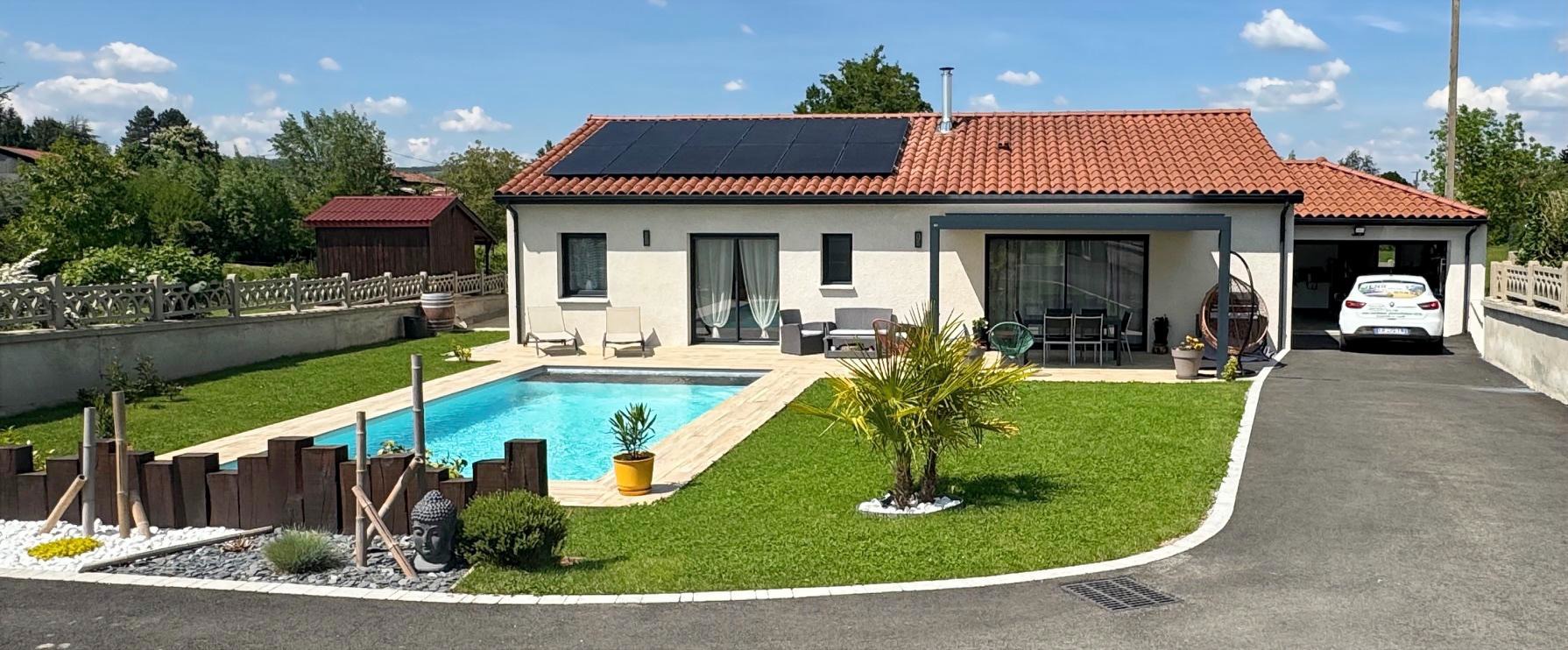 Installation solaire photovoltaïque 6KW à Beauzac