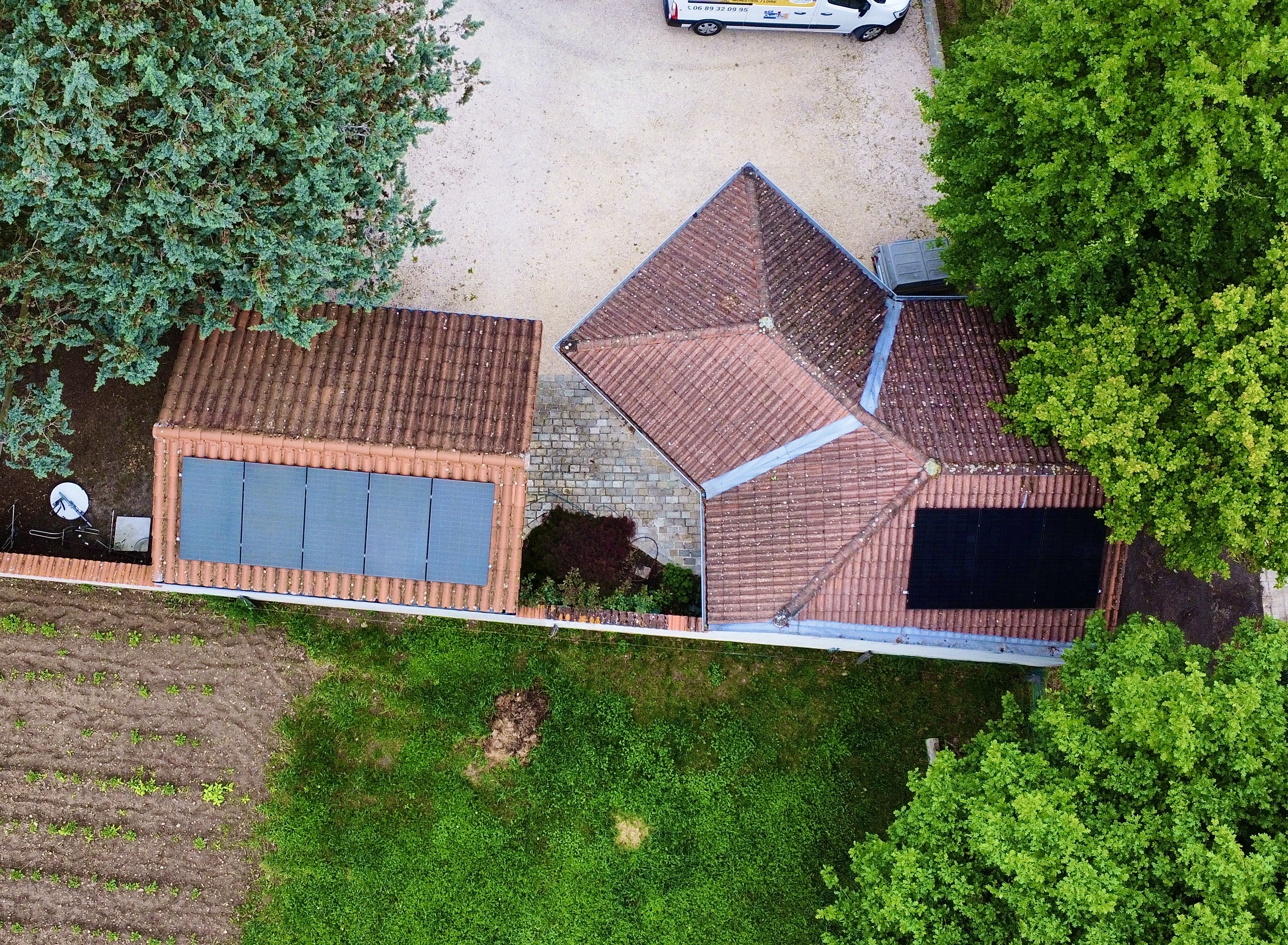 Nouvelle installation solaire photovoltaïque à Bas en Basset